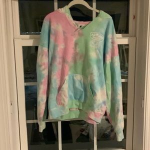 tie dye oversized hoodie